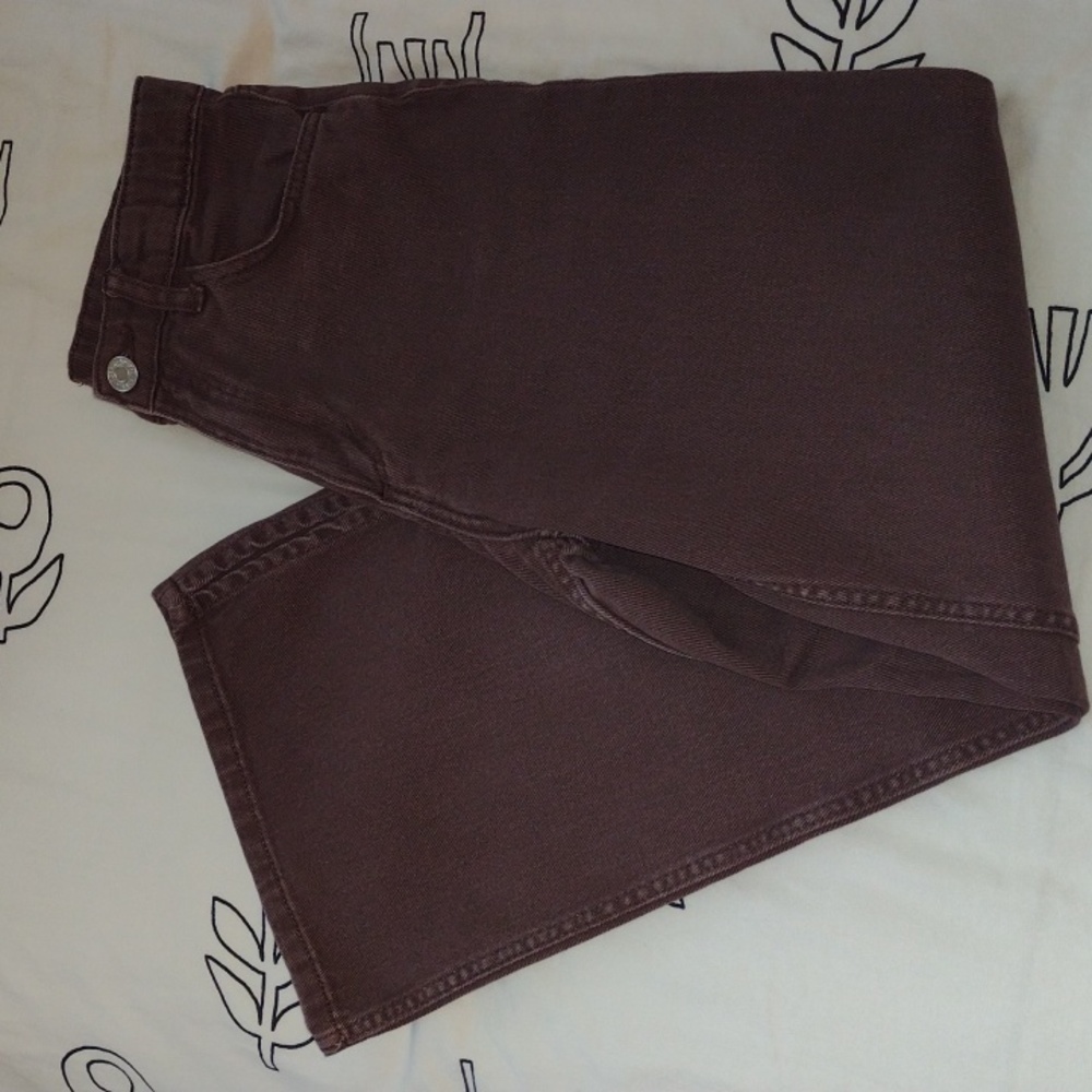 H&M Pants, Brown, Wide, High Waisted, US 12 Girls, 100% Cotton